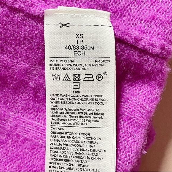 🧶 Banana Republic Wool Mock Turtleneck Sweater – Size XS (Fits S/M) - Picture 5 of 8